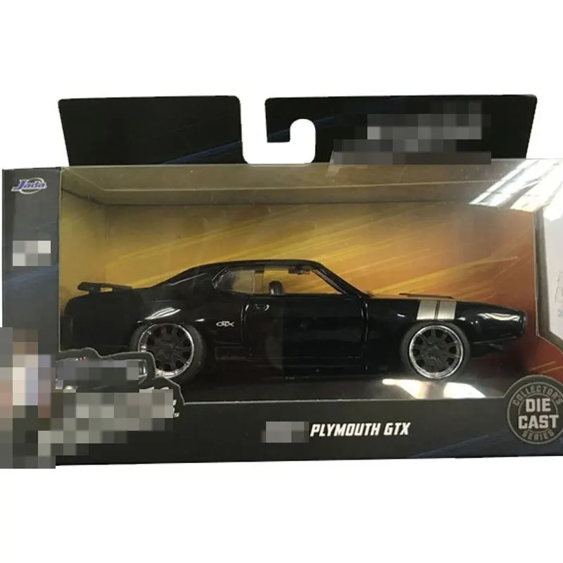 JADA 1/32 масштабная модель автомобиля Плимут GTX, Nissan R34, Dodge charger, HONDA S2000, Mitsubishi Eclipse литая металлическая модель автомобиля игрушка - Цвет: Plymouth GTX