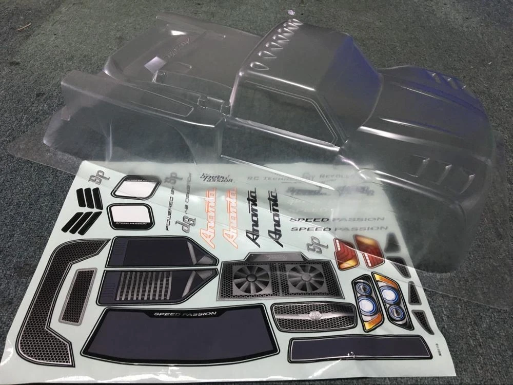 1/10 RC Axial clear short course Body 