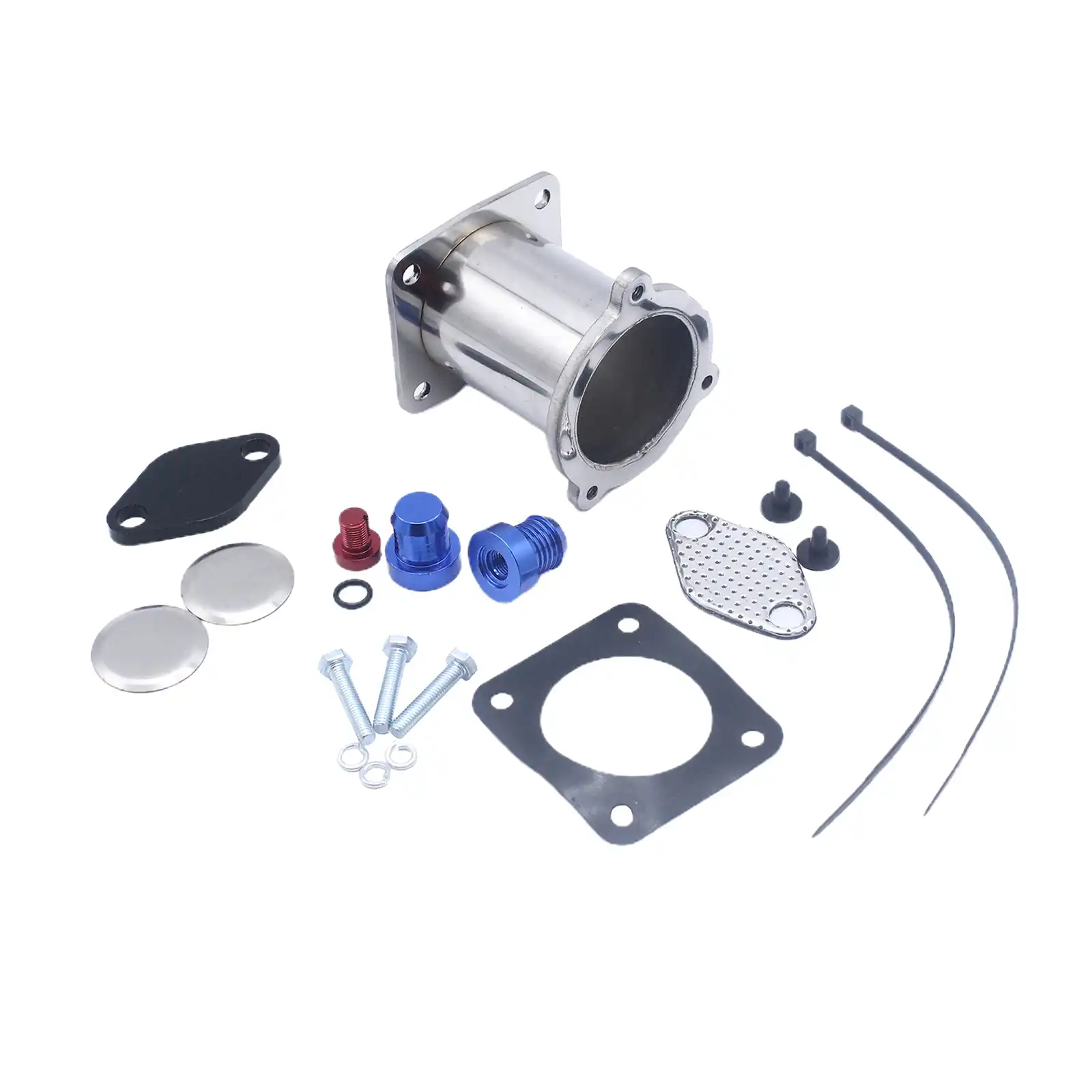 Auto Parts & Accessories EGR Removal Pipe Recycle Delete Valve Kit For