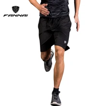 Fannai мужские спортивные шорты для бега тренировочные футбольные теннисные тренировки для спортзала быстросохнущие дышащие уличные шорты для бега с карманом на молнии