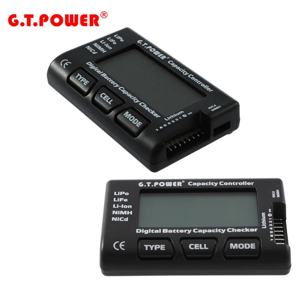 

G.T.Power RC CellMeter-7 Digital Battery Capacity Checker For RC helicopter LiPo LiFe Li-ion Nicd NiMH
