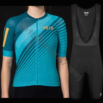 

2020 Summer Women Cycling Jersey Set Mountain Bike Clothing Racing Bicycle Clothes VOID Girls Cycle Set Bib Short Pants