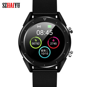 

Fitness Tracker Fashion Smart Bracelet Watch IP68 Waterproof ECG Heart Rate Blood Pressure Monitor Wristband for Android IOS