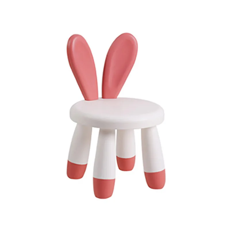 

Children's Bench Backrest Chair Plastic Thickened Kindergarten Children's Cartoon Bench Lovely Anti-skid Home Seat