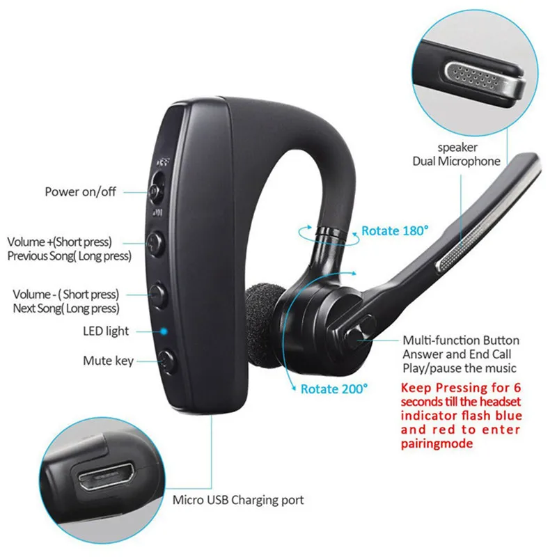 Handfree TWS bluetooth наушники с кнопкой управления CSR импортный чип K10C спортивные Bluetooth наушники