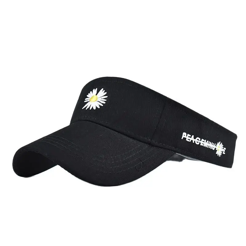 Empty top sun visor hats women female summer baseball caps embroidery floral new | Аксессуары для одежды