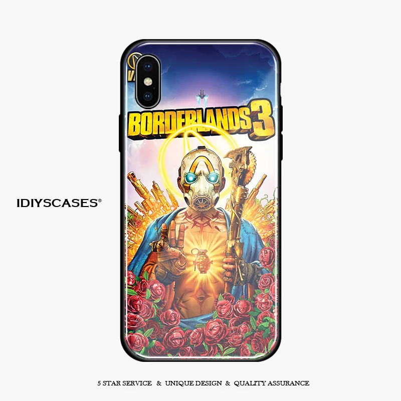 

Borderlands 3 game poster tempered glass soft silicone Phone case shell For iPhone 5 5S SE 6 6S 7 8 Plus X Xr Xs 11 PRO Max