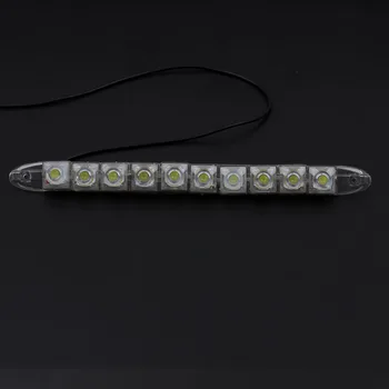 

Long Lasting Life & Low Power Consumption 10 Leds Universal Luxury Silicone Gel Daytime Running Lights