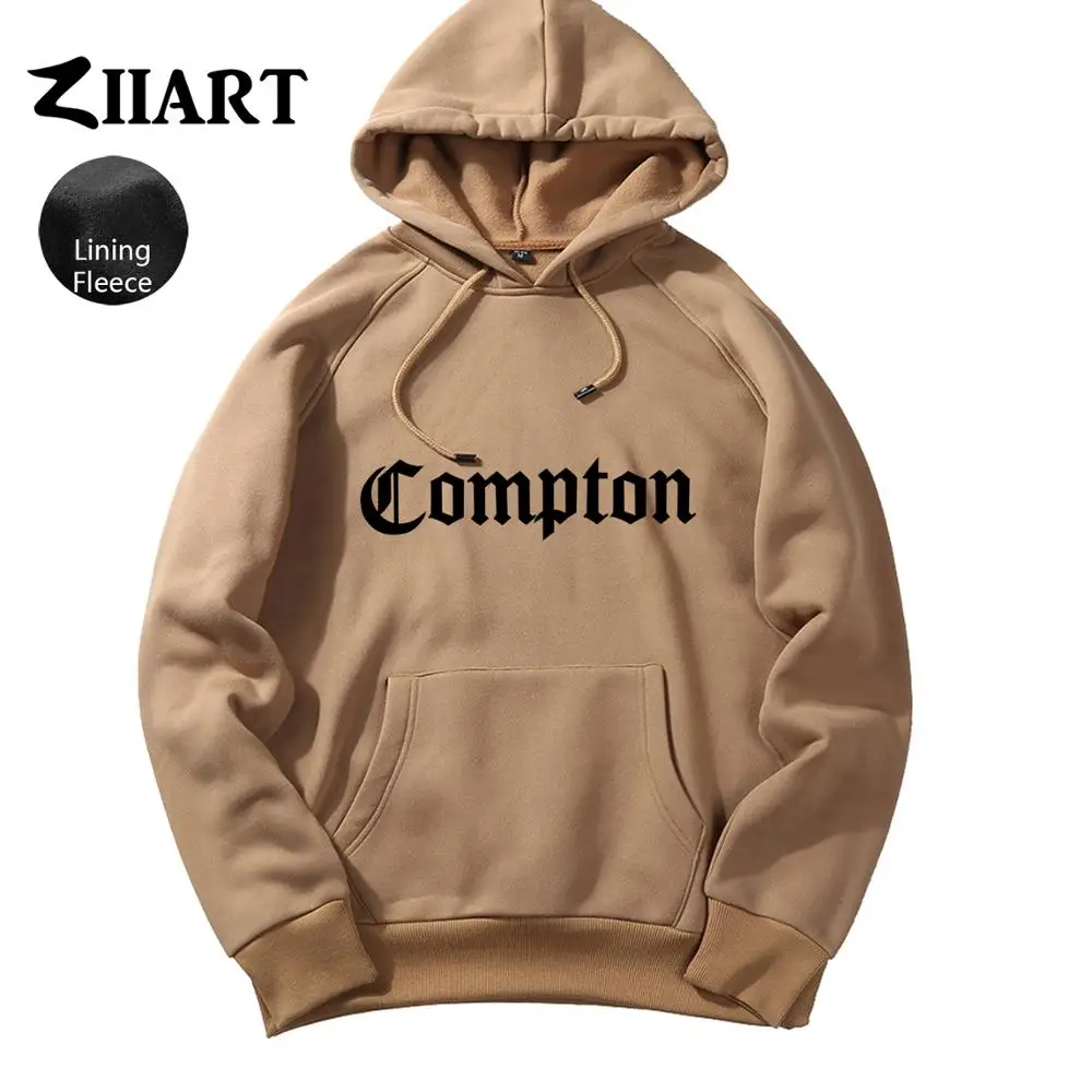 Compton Готический шрифт девушки женщина флис Толстовка Пара Одежда ZIIART