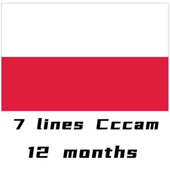 

7C-lines Poland Cccam Cline For 1 Year Europe Portugal Spain France Czech CCAM Server For DVB S2 Satellite Receiver GTMEDIA