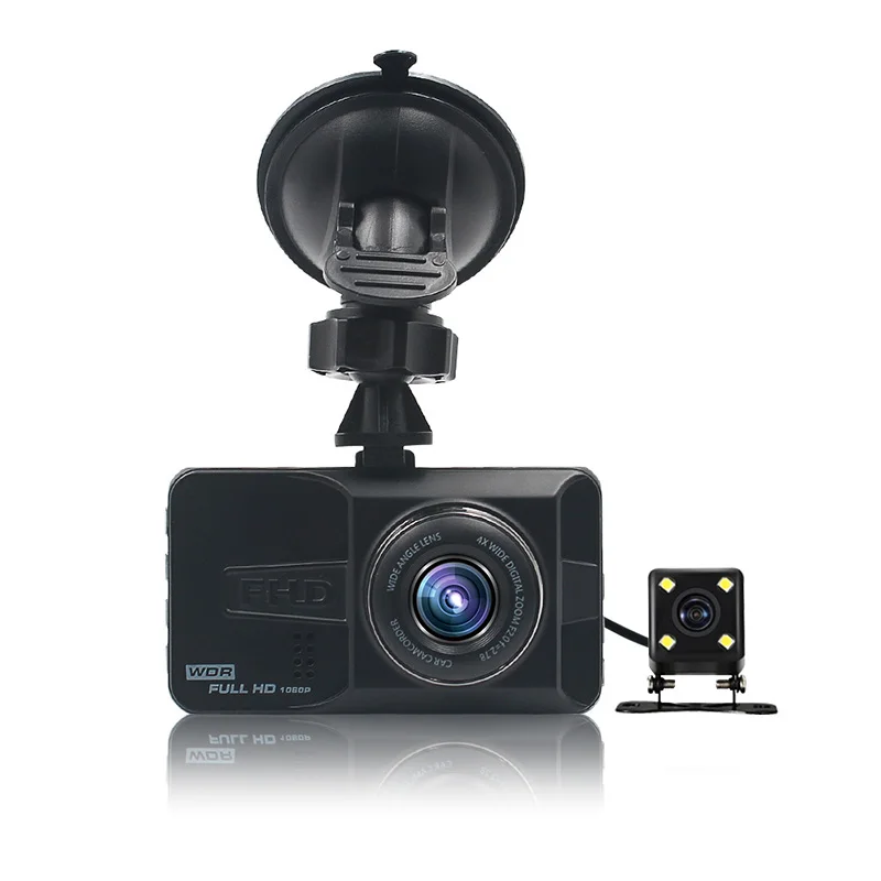 Семейная Автомобильная камера Dashcam, 3 дюйма, HD 1080 P, двойной объектив, Автомобильный видеорегистратор, видеорегистратор, мониторинг парковки, Автомобильный видеорегистратор, g-сенсор