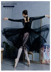 Ballet Leotard For Woman Exercise Clothes Sexy Square Collar Wings Gymnastics Leotard Ballerina Stage Costume Adult Yoga Costume