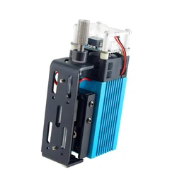 Módulo de laser de alta potência, 40w, 450nm, foco fixo, módulo ttl de gravação e corte, tubo de laser de 5500mw + mesa de elevação