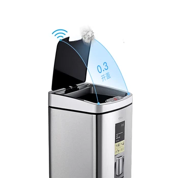 

German Induction Dustbin Household Living Room Toilet Creative Automatic Intelligent Electric Kitchen Cover