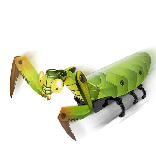 Mantis DIY Электрический Лютик насекомых звуковой светильник собранная модель Обучающие Детские игрушки рука мозговая способность упражнения Дети год G - Цвет: Mantis