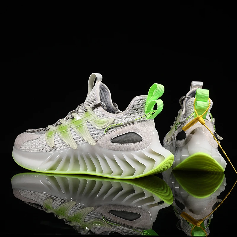 Кроссовки мужские дышащие сетчатые повседневные с амортизацией большого