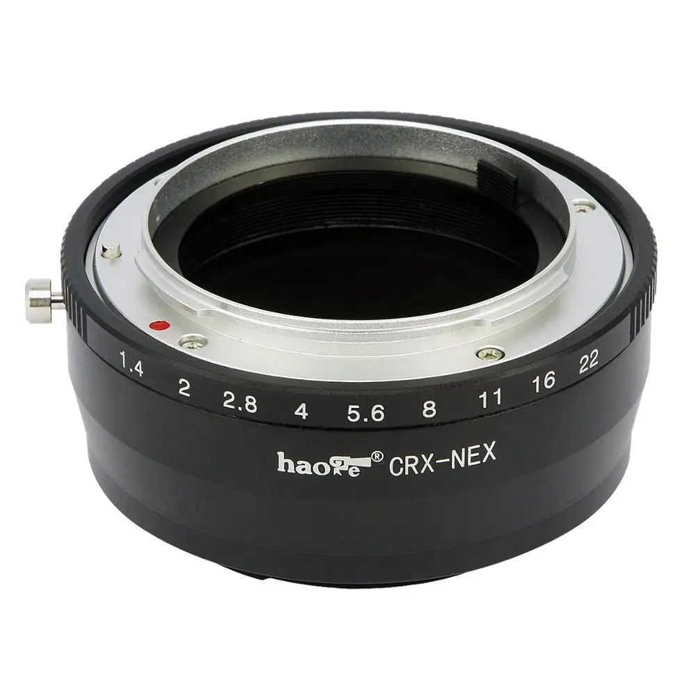

Haoge ручной адаптер объектива для линзы dotrex CRX Крепление к камере Sony E Mount NEX