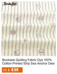 Booksew Tela Algodon напечатаны синие волны хлопок лен Африканский Анкара ткань сумка занавес Tissu Tecidos De лоскутное шитье