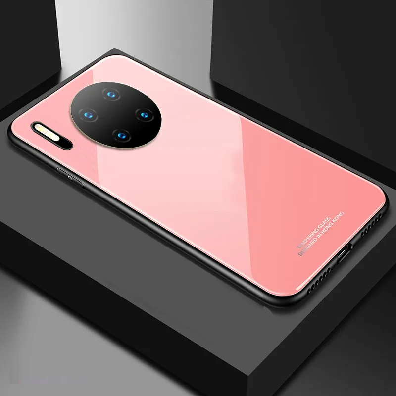 Pink Для apple iphone 11 pro max чехол msvii роскошный Силикон+ Закаленное стекло Защитная задняя крышка coque для ipone11pro max чехол для телефона - Цвет: Pink