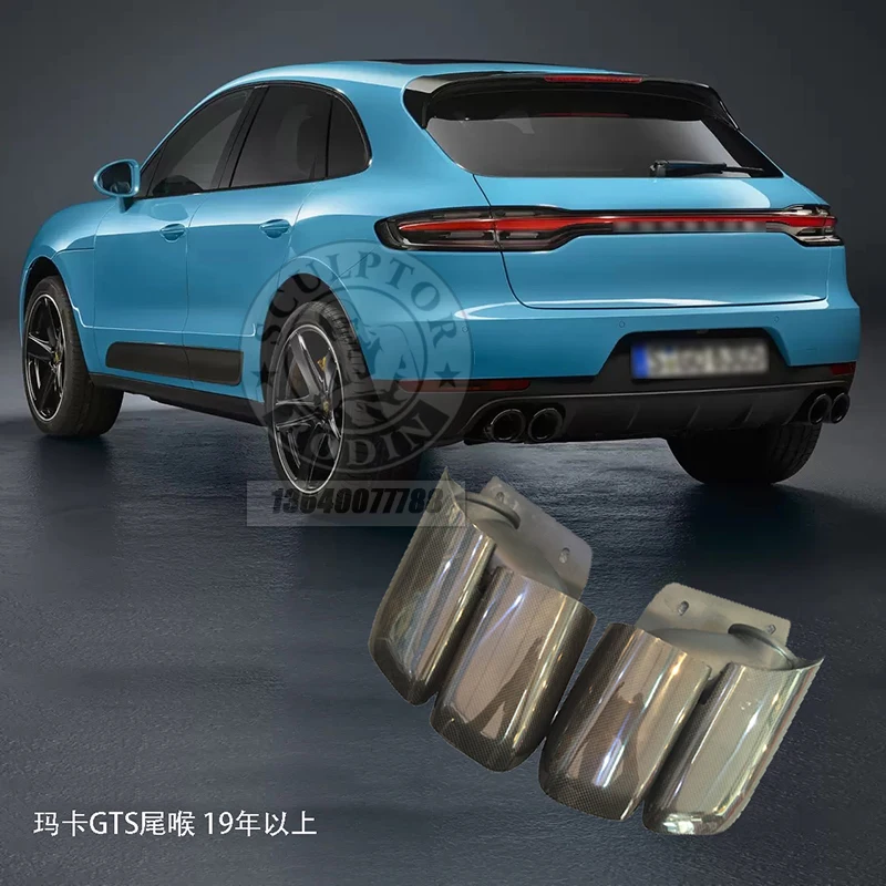 

Suitable for Porsche Macan exhaust modified tail four out 2015 2016 2017 2018 2019