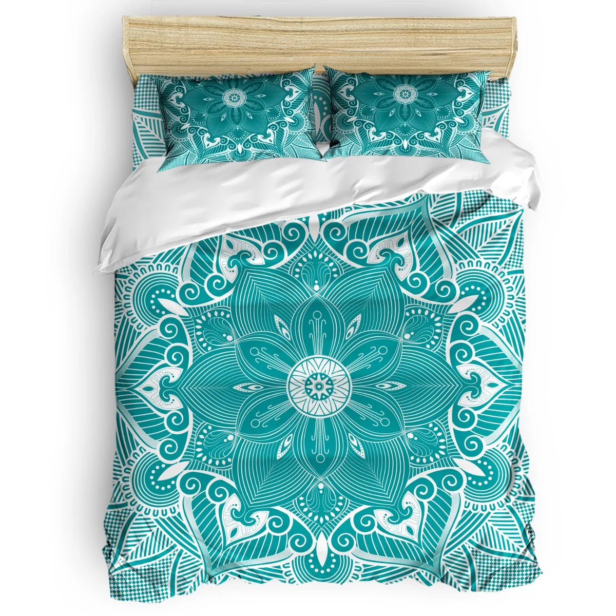

Mandala Pattern Printing Custom Bedding Set 3D Digital Printing Christmas Bedding Set US KING QUEEN
