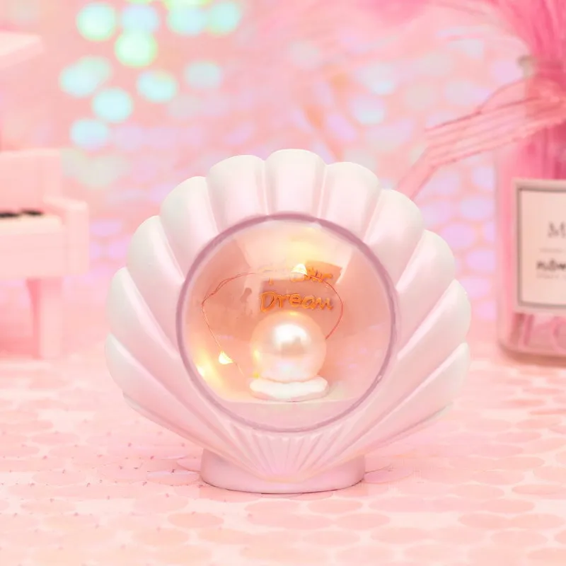Pink-pearl Картонный светильник с изображением дельфина, светодиодный ночник для детской прикроватной тумбочке, украшения для спальни, подарок для детей, Сказочная лампа, Рождественская елка - Испускаемый цвет: Pink-pearl