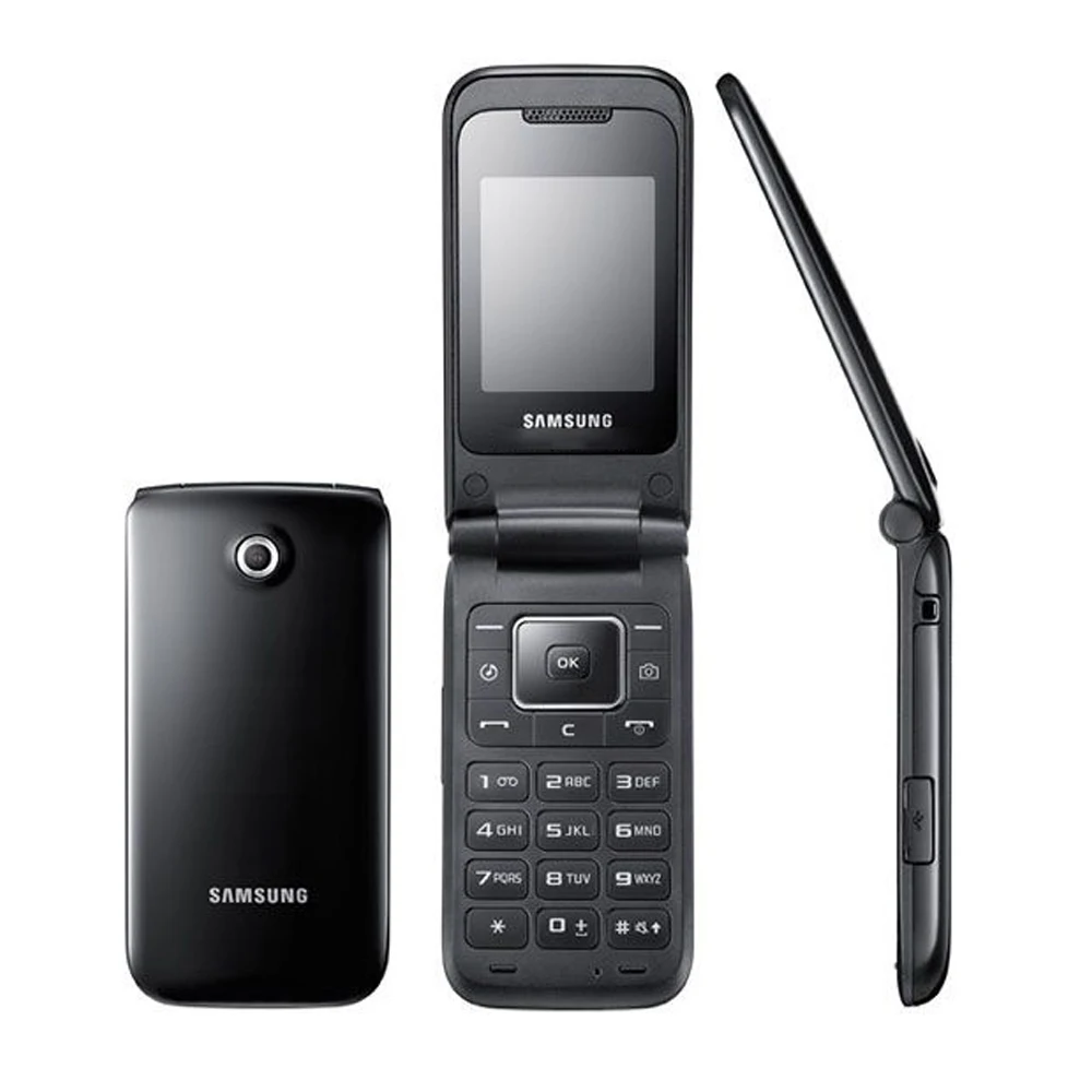 Original Samsung E2530 2G Mobile Phone 2G GSM Dumbphone OS Cell Phone 2.0" 1.3MP FM Radio Unlocked Cellphone buy refurbished iphone