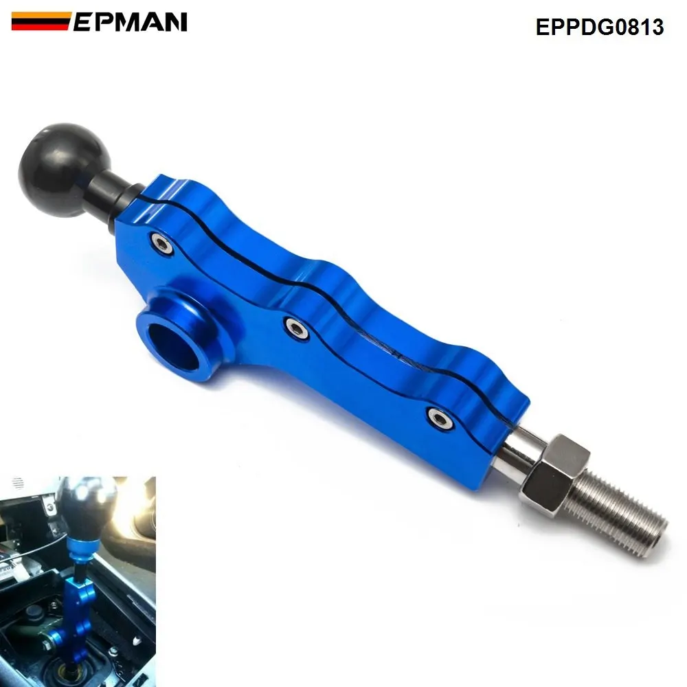 EPMAN для Subaru WRX STI 2008-2013 Алюминий Регулируемая короткая высота/Throw Shifter Racing EPPDG0813