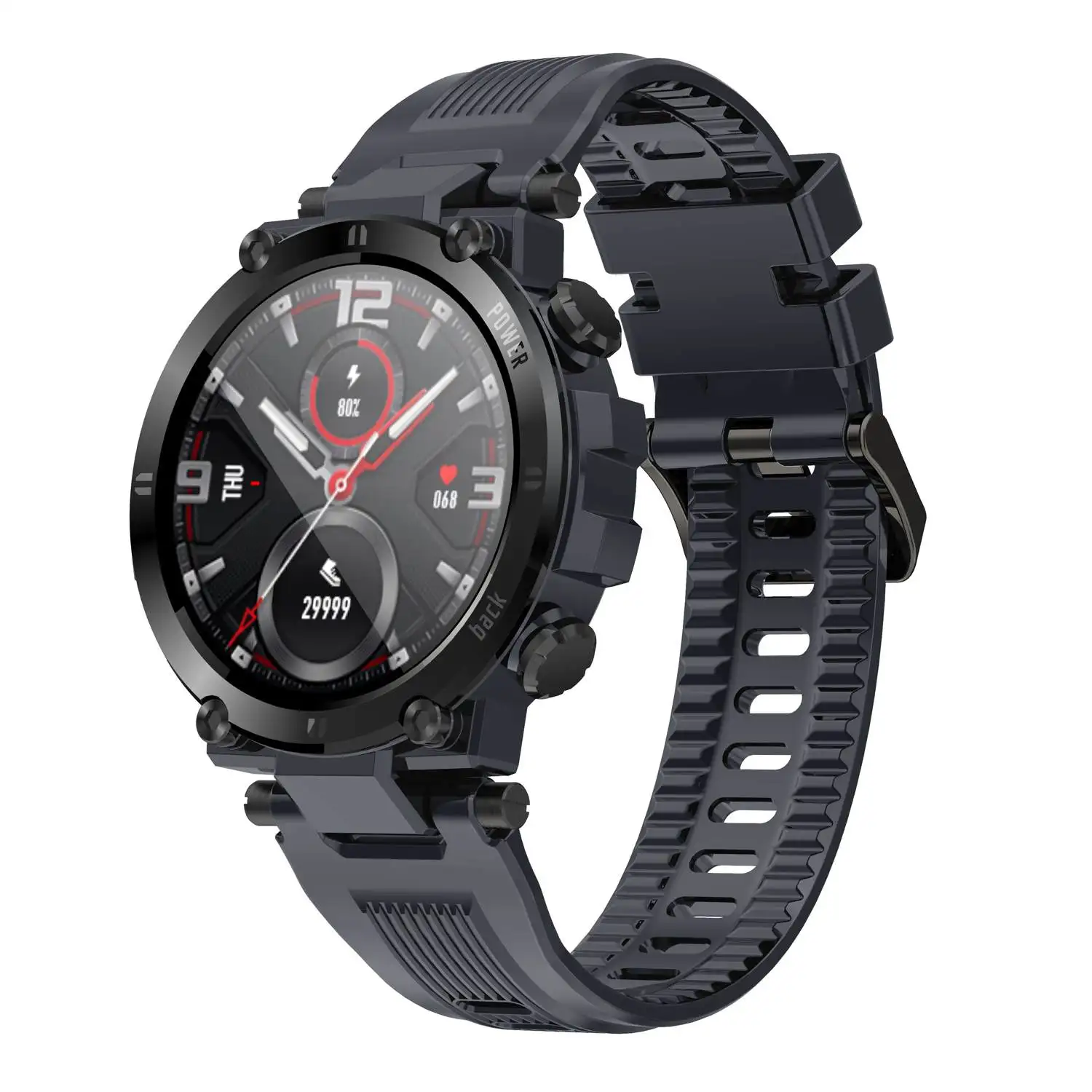 SENBONO 2020 Men Full Touch Screen Smart Watch IP68 Waterproof support HR/BP Fitness Tracker D13 smartwatch for IOS Android