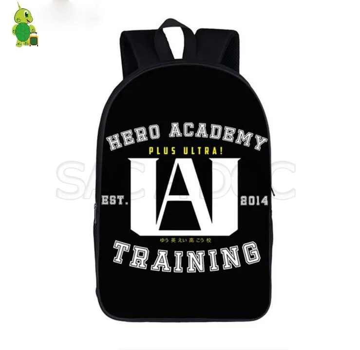 1 Рюкзак с аниме «Мой герой», рюкзак женский Mochila, школьная сумка для подростков, девочек и мальчиков, водонепроницаемый рюкзак для путешествий, сумки - Цвет: 1