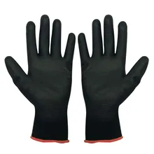 12 пар носочков Анти-статический Non-slip износостойкий нейлоновый ремень с покрытием из искусственной кожи рабочие перчатки для плотникам конструкция точности работы