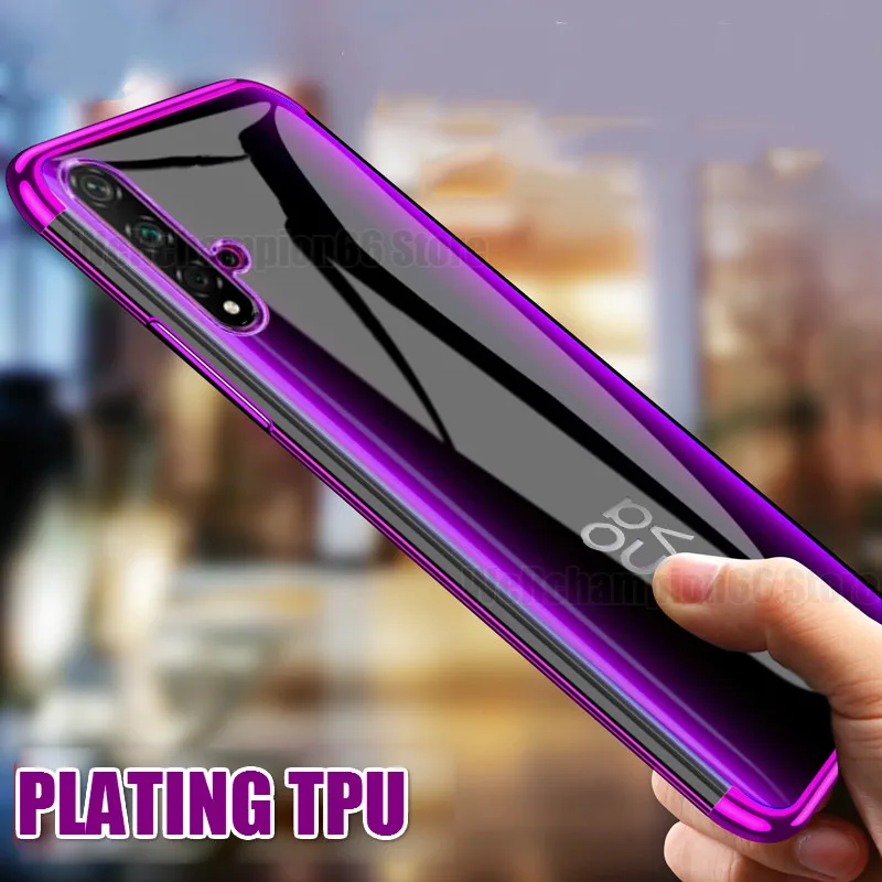Прозрачный мягкий силиконовый чехол для Huawei Nova5T PSmart Z P9 P10 P20 P30 Lite Honor 20 9X 8X 8A 8C 10 9 с