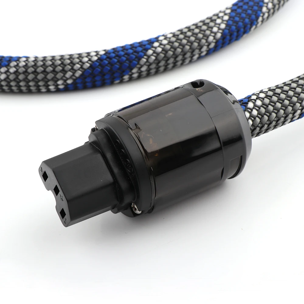 HI End US AC Power Cable 3pins US Plug Power Cord Audiophile Power Cable CD Tube amplifer headphone