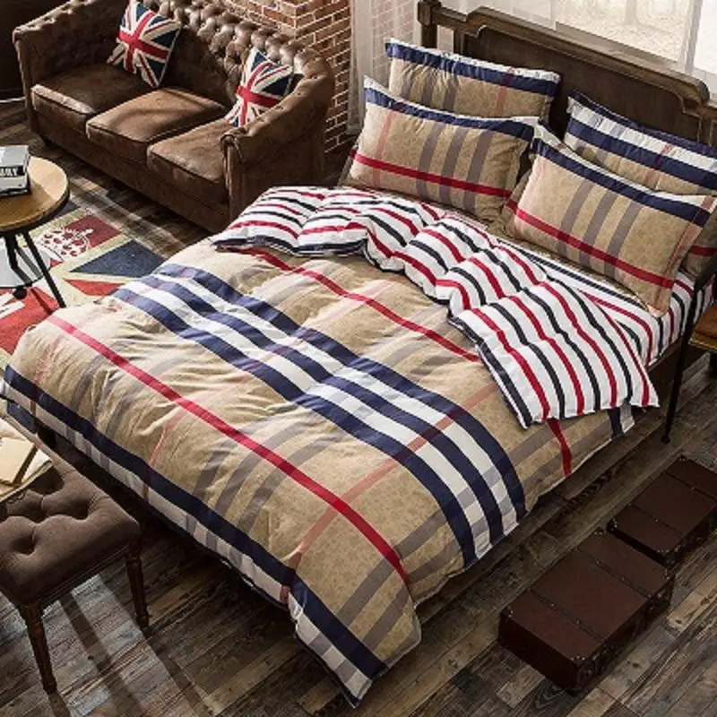 

100% Cotton Luxury Bedding Sets Duvet Cover Pillowcase Sheet Linen Twin Full Queen King Size Bedding Sets Home Textile