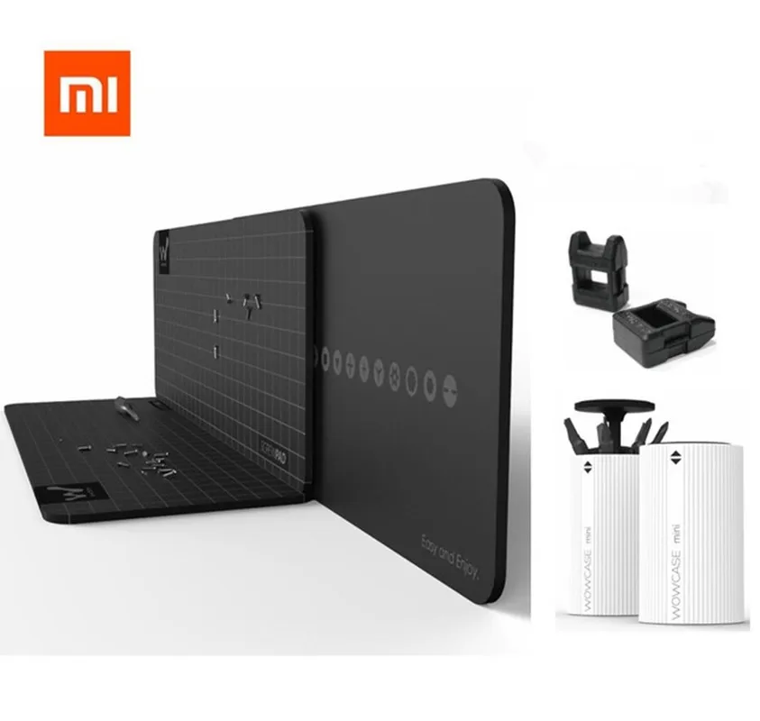 Xiaomi Mijia Wowstick wowpad Магнитный шуруповерт Postion Memory Plate коврик для 1FS 1P+ 1F+ Plus Wowcase nozle комплекты опционально - Цвет: 3 styles in1