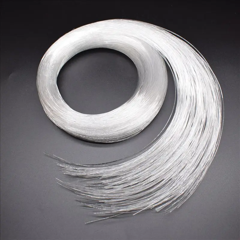 1～5 Meter 1mm End Glow PMMA Fiber Optic Cable for Home And Car LED Star Ceiling Light Kit Decoration
