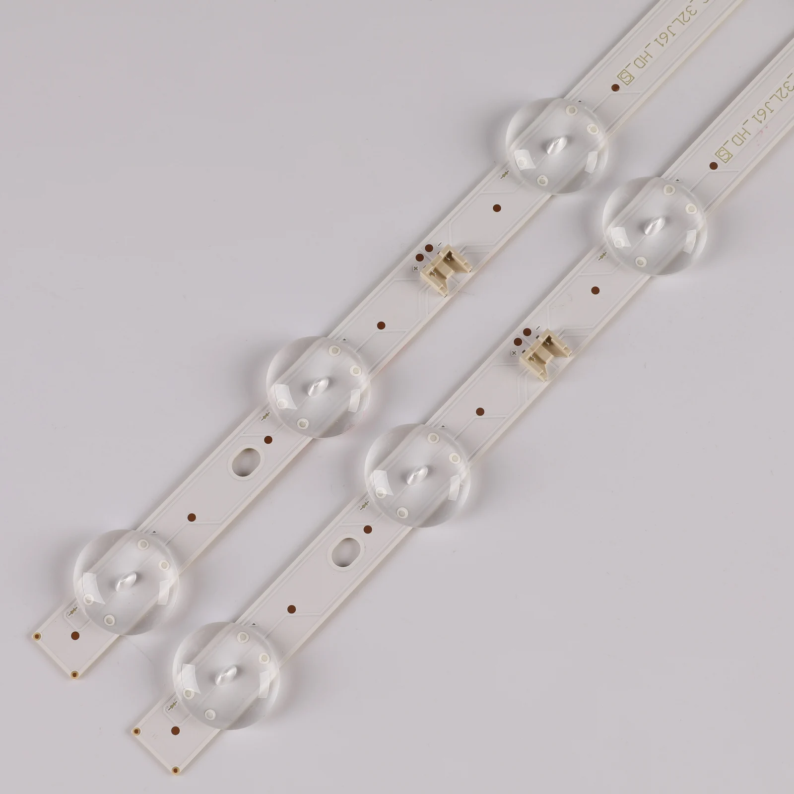

2pcs/kit 590MM LED strip 8lamps for LG 32LJ510U HC320DXN-ABSL1-A142 SSC_32LJ61_HD S SSC_32LJ61_HD_8LED 32LC510U 32LM63 Y19