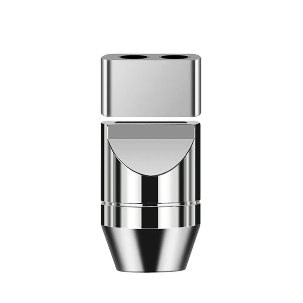 Set Silver Разъём Hifi для наушников 6,8 мм до 3,4 мм алюминиевый сплав Y разделительный ползунок DIY Аудио разъем 8 нитей кабель для гарнитуры адаптер - Цвет: Set Silver