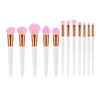 

12 pcs/set Cosmetic Brushes Set Portable Travel Makeup Brush Bag For Outdoor Beauty Tools Kit - H