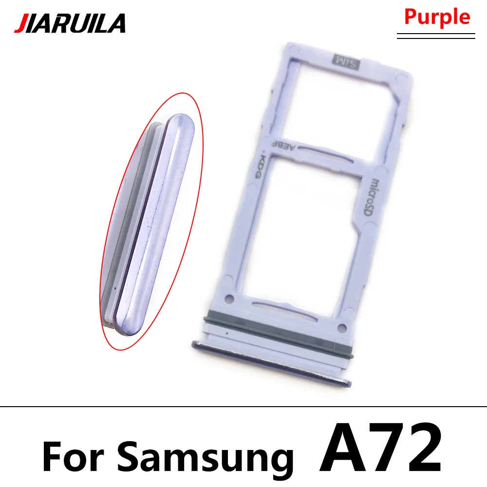 New Original For Samsung Galaxy A32 4G A52 A72 SIM Card Slot SD Card Tray Replacement Parts With Repair Tools