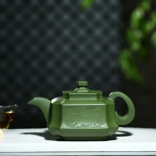 Yixing Masters Entirely Handmade Bamboo Joint Xi Shi Bamboo Wu Min 100 Mesh Old Purple Clay Teapot Tea Set Customizable Wholesal