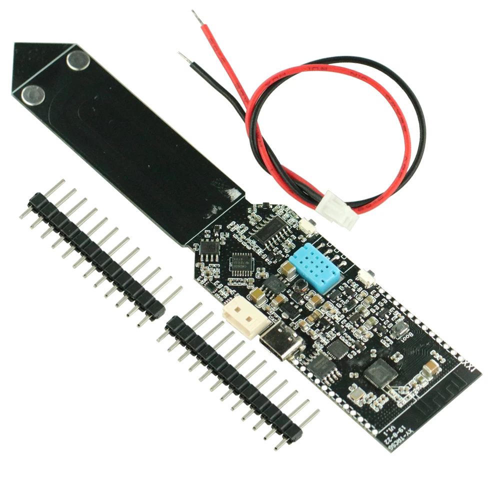 ESP32 CP2104 18650 Battery WiFi/&Bluetooth DHT11 Soil Temperature Humidity Sensor