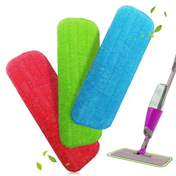 

42*12cm Mop Head Accessories Microfiber Mop Cloth Flat Accessories Replacement Cloth Sticky Brush Cover Microfibre Cleaning Pads