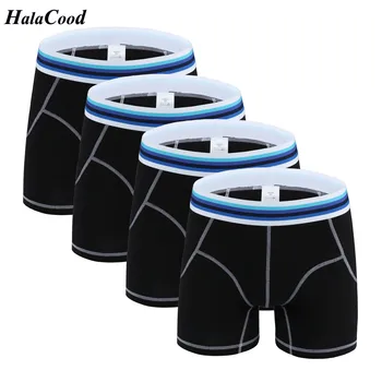 

4Pcs/lot New Brand Cotton Men's Boxer Short High Quality Male Trunk Fashion Sexy Man U Convex 3D Plus Size Underwear Fat Panties