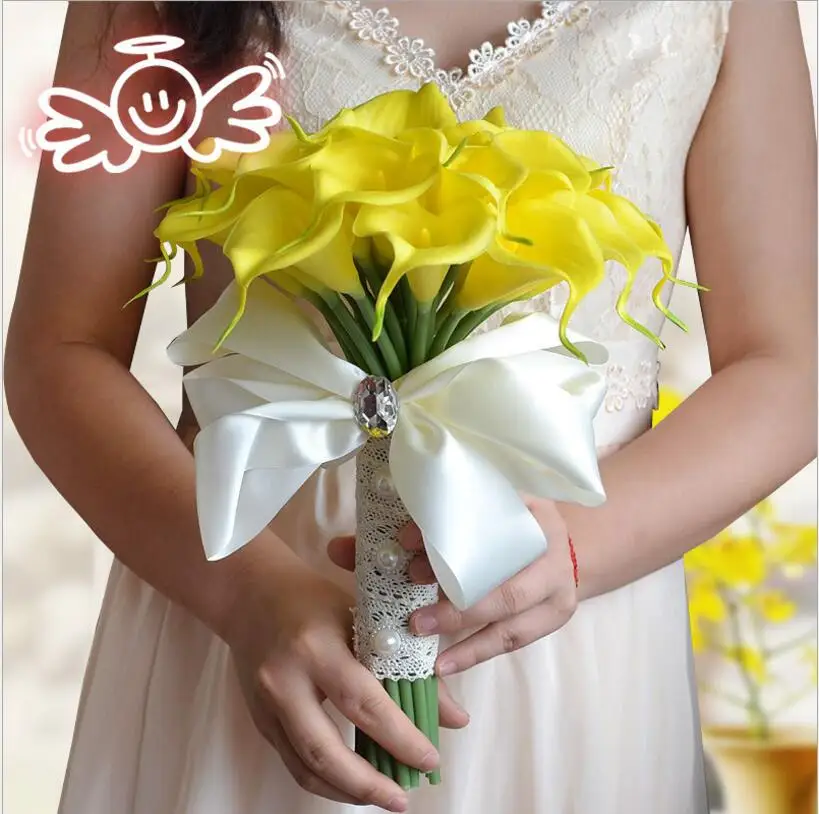 Wedding Bouquet Flower Artificial Flower Bouquet Flowers Bridal Wedding Party Decor Bouquet Flower Bunch SPH055