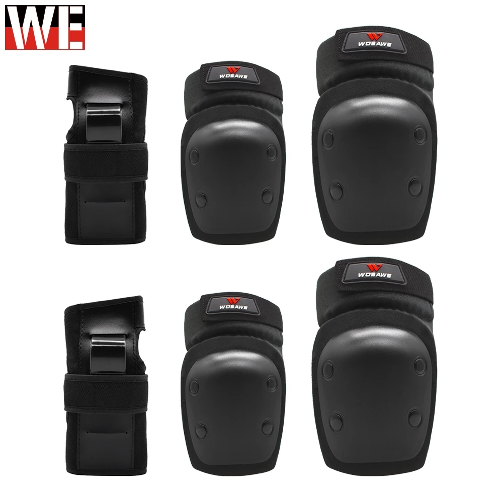 

WOSAWE Motocross Kids Protective Gear Knee Pads Elbow Pads Waist Support Shockproof Adjustable Outdoor Sports Snowboarding