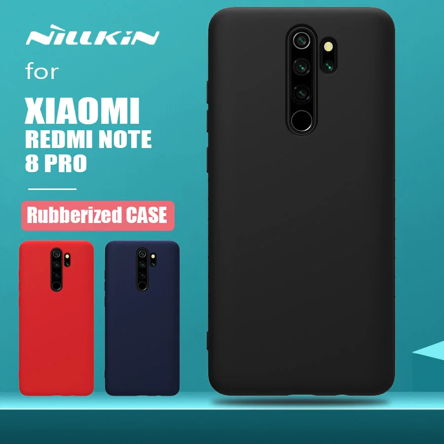 Чехол Nillkin для Redmi Note 8 Pro прорезиненный силиконовый чехол накладка из ТПУ мягкий