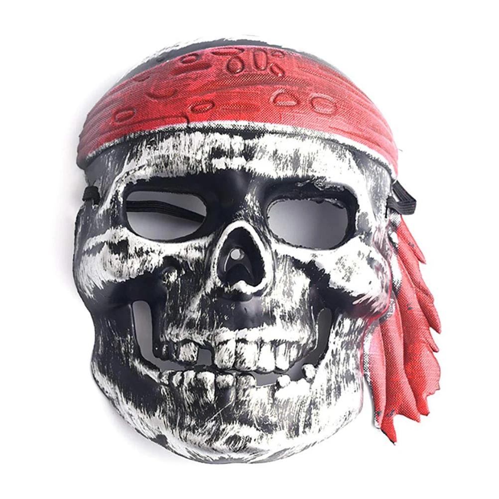 Страшная Пиратская маска скелет на Хэллоуин пиратский Скелет костюм для детей и