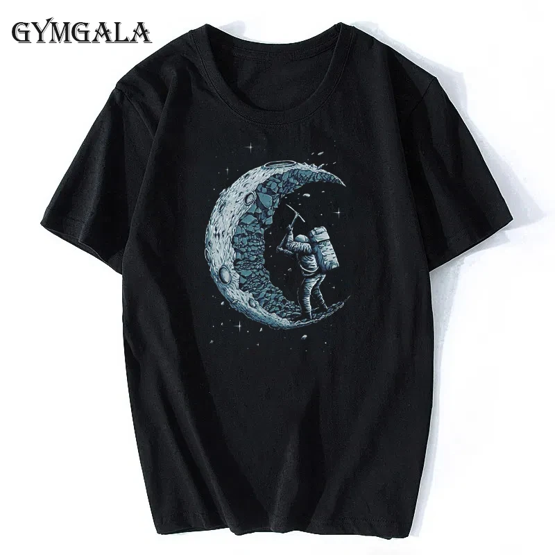 100% хлопок Повседневная футболка с коротким рукавом Забавный дизайн принт