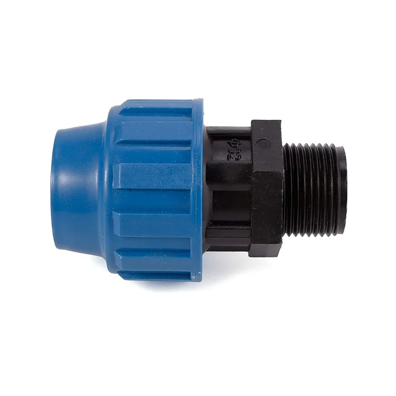 

32 mm PP CONNECTION T piece (External thread) Tube PVC PRP PE 10 bar Angle Irrigation Connector